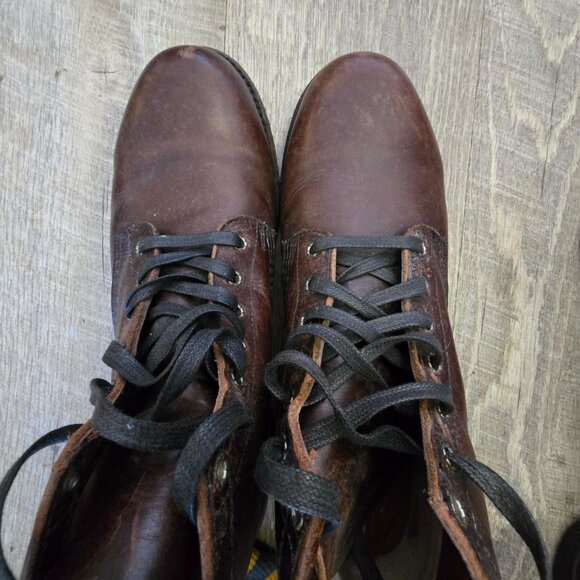 FRYE prison MEN BOOTS 10 - Picture 4 of 12